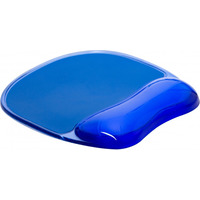 Podk�adka pod mysz Q-CONNECT, �elowa, z podparciem dla nadgarstka, niebieska