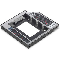 Ramka monta�owa SSD/HDD do nap�du CD/DVD/Blu-ray, SATA na SATA III, 12.7mm