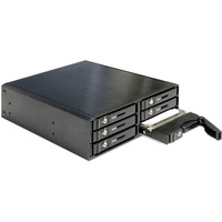 Kiesze� HDD wewn�trzna HDD 5.25 ->6X HDD/SSD 2.5 SATA czarna