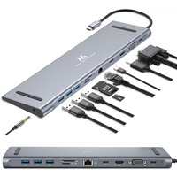 Stacja dokuj�ca USB-C HUB Type-C 11w1 MCTV-850