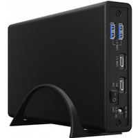 Obudowa IB-382H-C31 2, 5/3, 5 HDD z wbudowanym HUB 1xUSB-C, 2xUSB -A, 12V2A